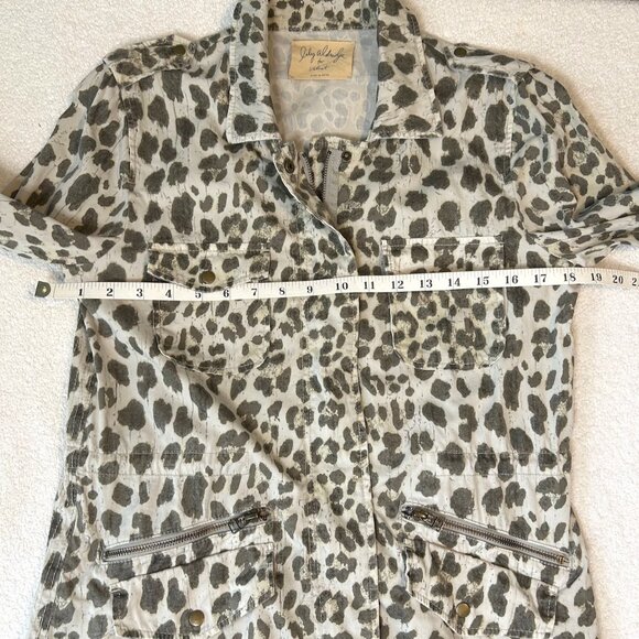 Lily Aldridge for Velvet Aziya leopard print jacket - Picture 10 of 11